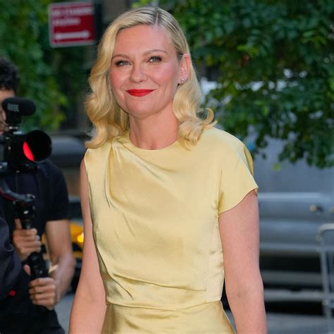 dior yellow dress dunst|Kirsten Dunst Just Wore a Popular Summer 2024 Color Trend.